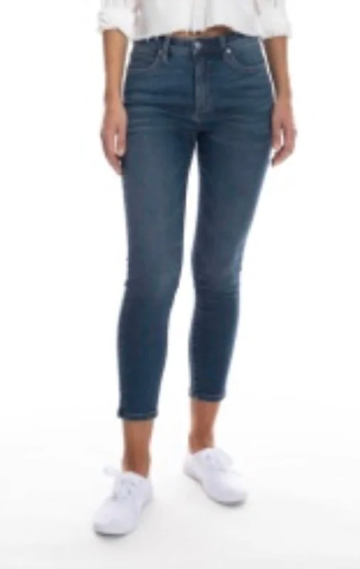 High-Rise Skinny Ankle Jean In Medium Canoe