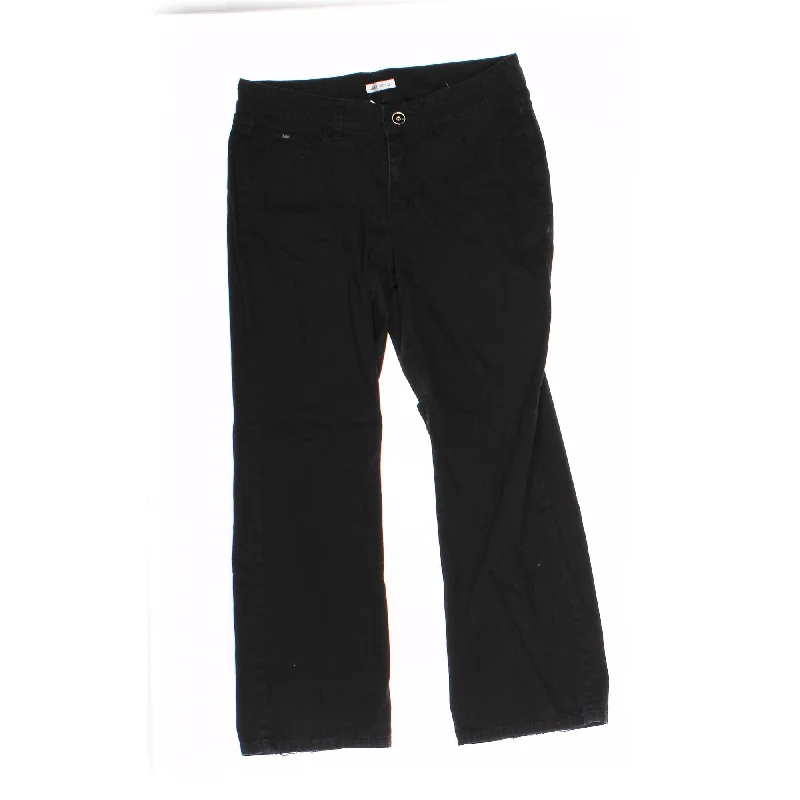 Lee Black Womens Casual Pants Sz 8