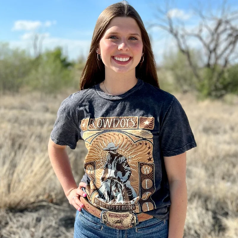 Mineral Washed Cowboy History Graphic Tee