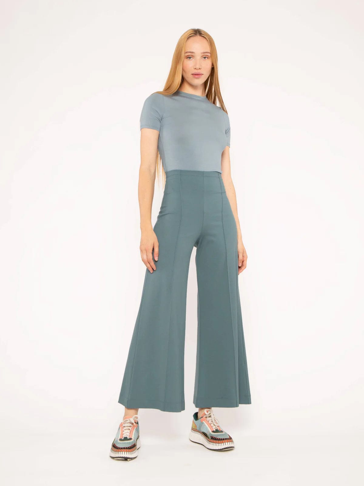 Ripley Rader Ponte Knit Wide Leg Cropped Pant