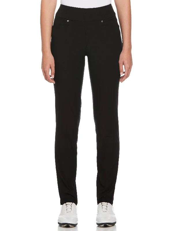 Women's Solid Pull-On Golf Pant