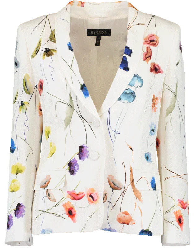 Brikenab Floral Blazer