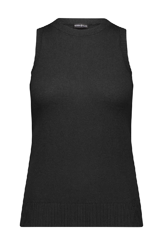 Supima Cotton Tank in Black