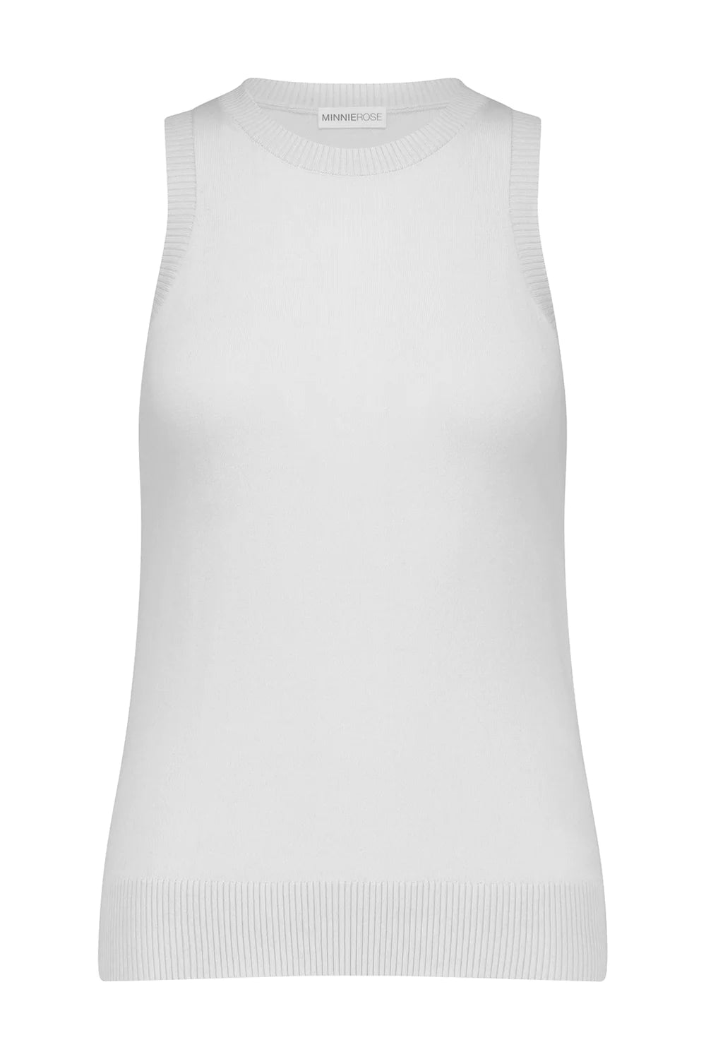 Supima Cotton Tank in White